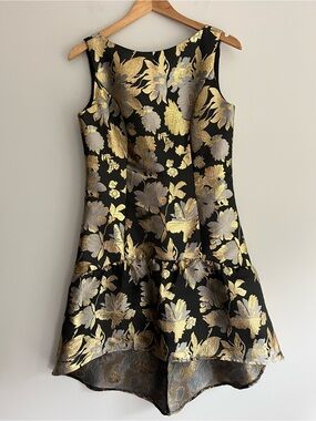 chi chi london black and gold dress | Dresses | Chi Chi London High Low Maxi dress